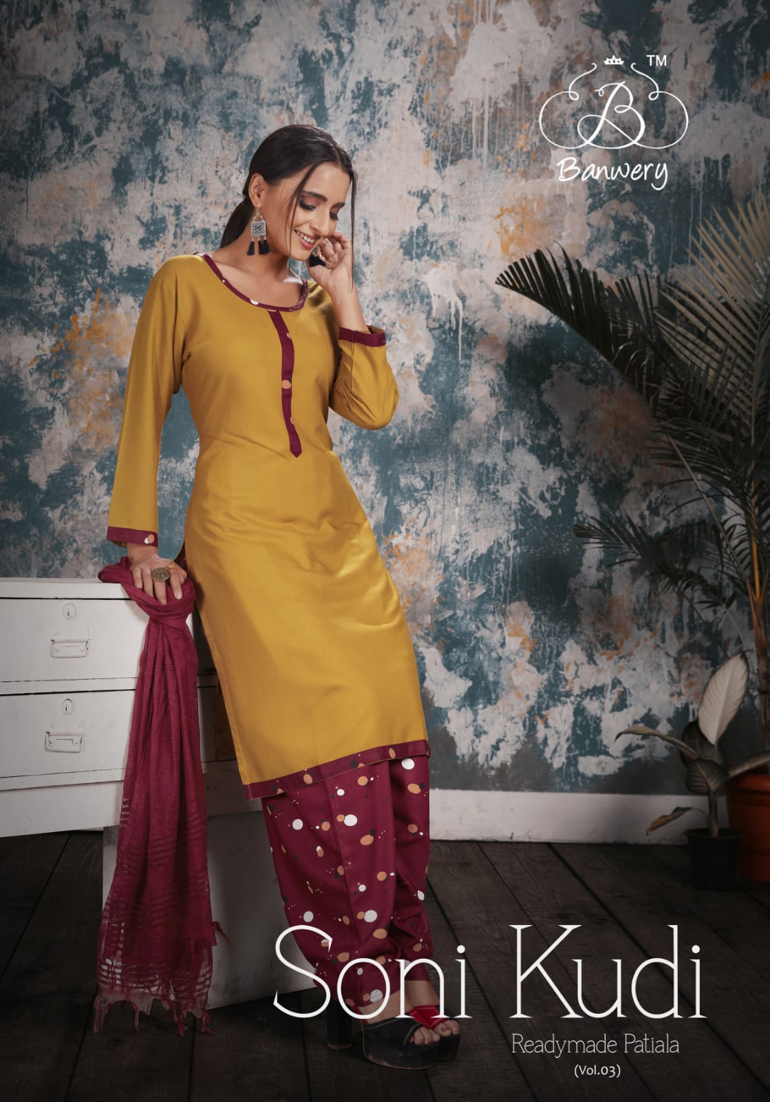 Banwery Soni Kudi 3 Festive Wear Latest Designer Cotton Ready Made Collection